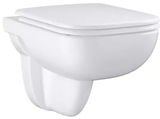Set vas WC suspendat Grohe Start Edge rimless alb cu capac softclose