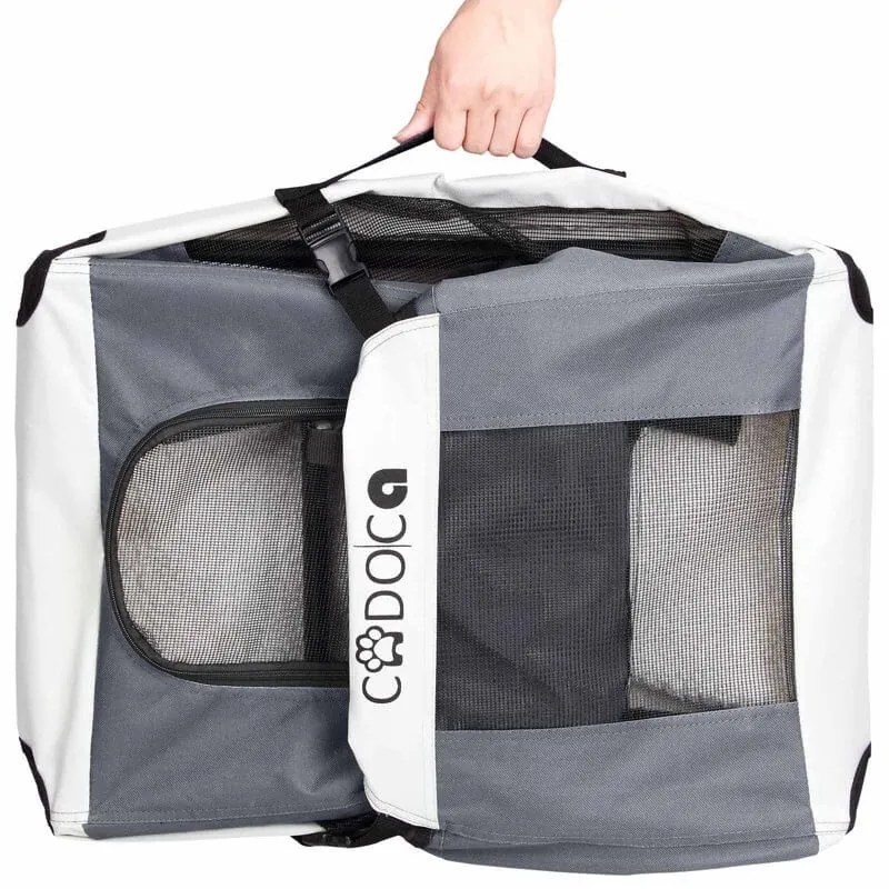 Geantă transport pentru animale 70 x 52 x 52 cm Grey - L