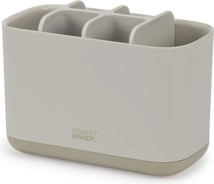 Suport pentru periuța de dinți bej din plastic EasyStore – Joseph Joseph