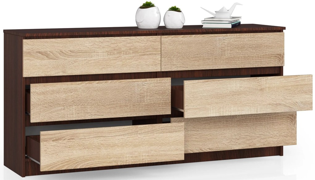 Comodă Koa III (wenge + Stejar sonoma). 1069387