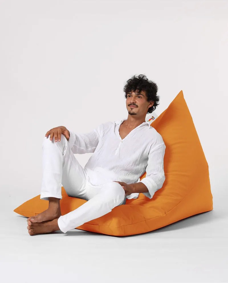 Fotoliu puf pentru grădină Pyramid Big Bed Pouf - Orange