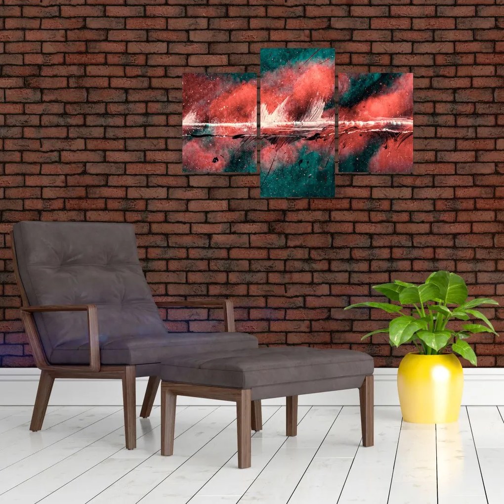 Tablou - Explozie în petrol (90x60 cm)