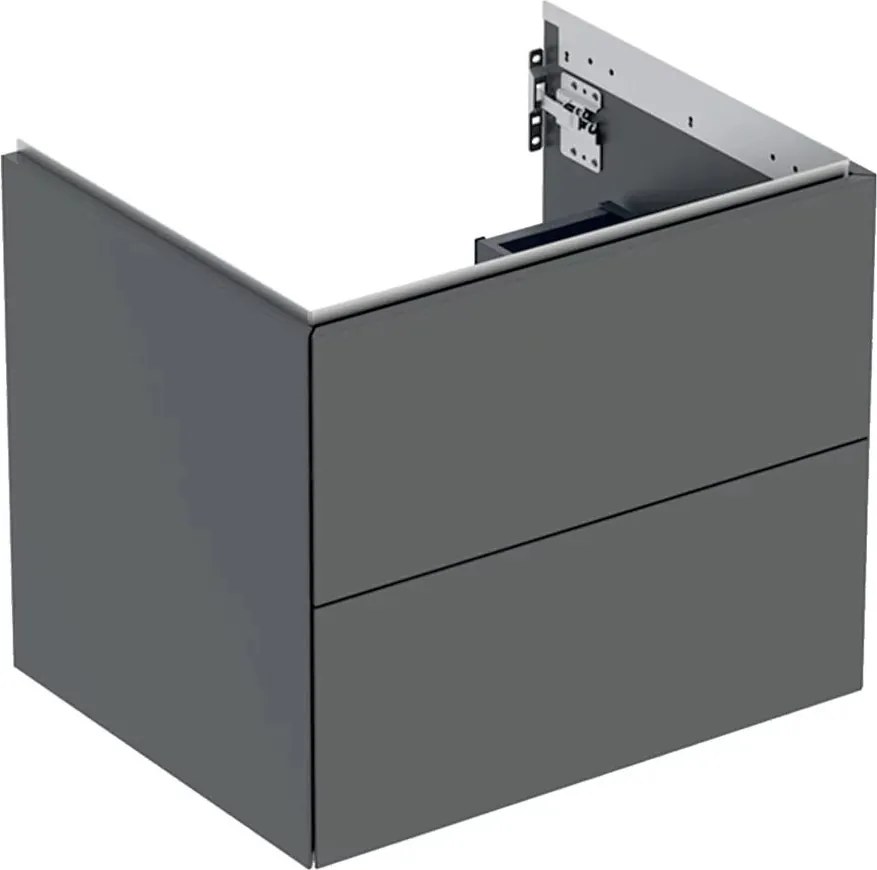 Dulap baza suspendat Geberit One lava mat 60 cm cu 2 sertare