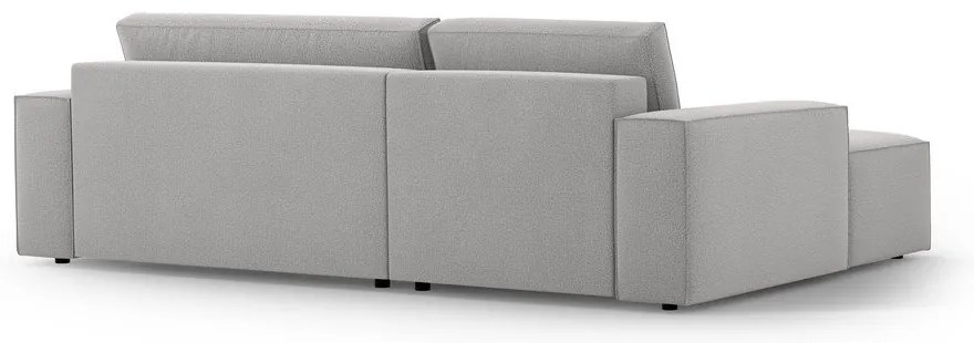 Colțar gri deschis extensibil (cu colț pe partea stângă ) Jodie – Micadoni Home