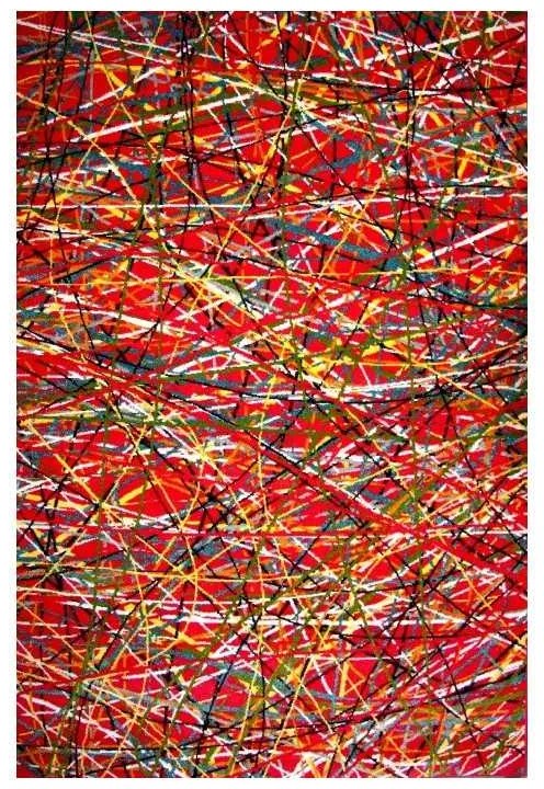 Covor Kolibri rosu 11035-120 Selectează mărime: 120 X 170