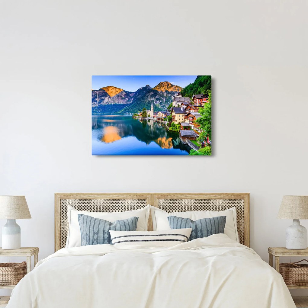Tablou - Sat alpin (90x60 cm)