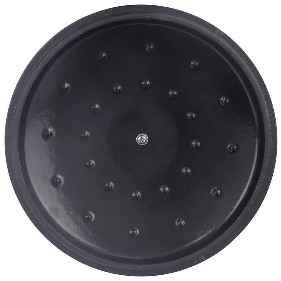 Oală cu capac din fontă 5,2 l adecvată pentru plita cu inducție LITINA SMALT – Orion