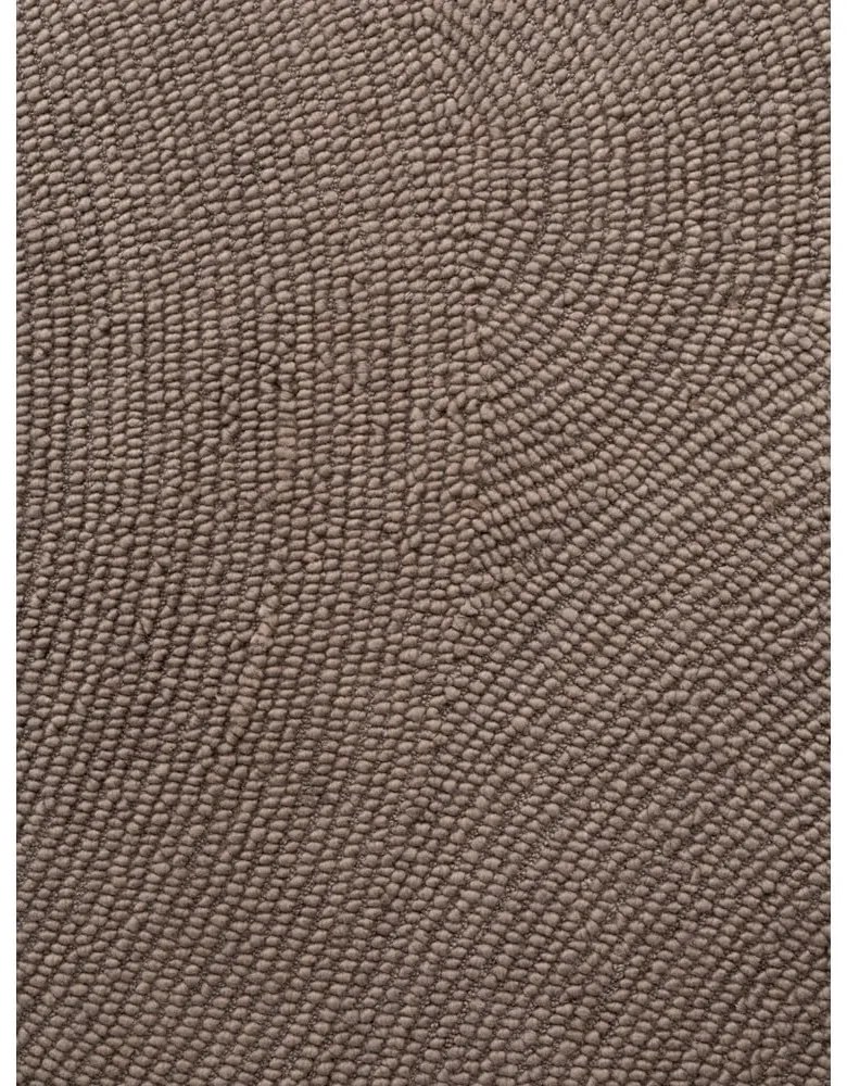 Covor tip traversă taupe țesut manual din lână 80x200 cm Eleni Taupe – Hanse Home