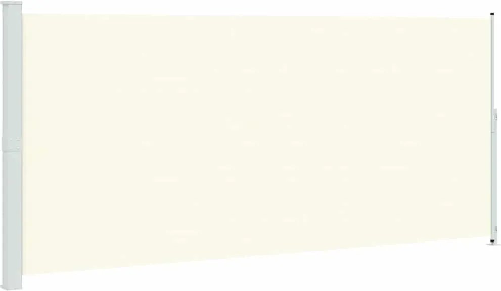 vidaXL Copertină laterală retractabilă de terasă, crem, 220 x 500 cm