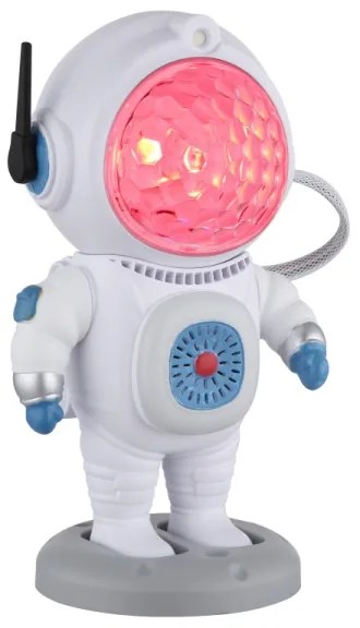 Lampă LED RGB de masă Globo 28084 COSMO LED/6W/5V alb astronaut