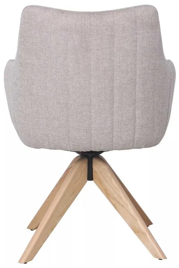 Scaun de bucătărie Azalia D II, crem / stejar