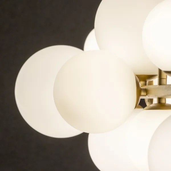 Lustră LED pe cablu Brilagi MILLA 10xG9/3W/230V auriu/alb