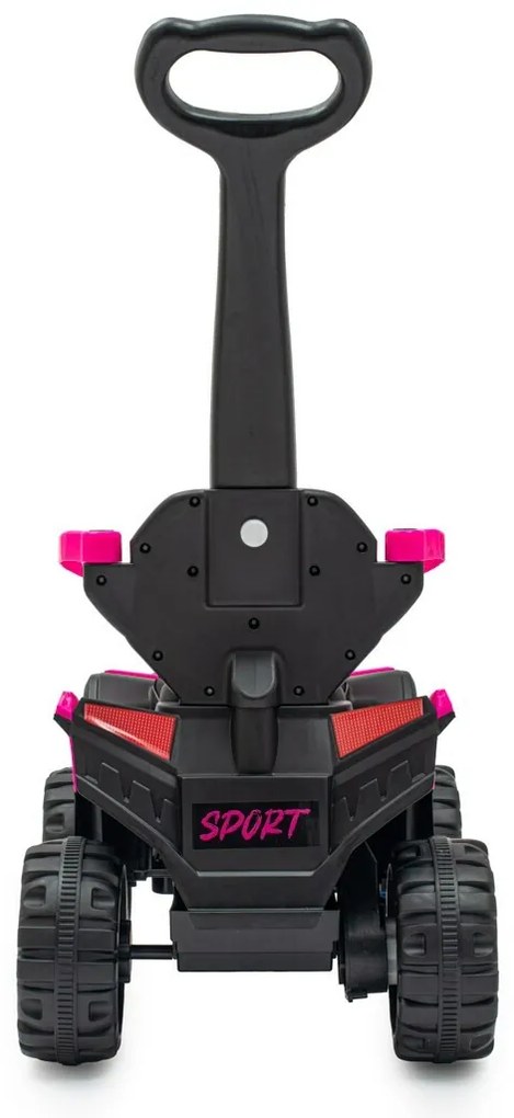 Scuter electric Baby Mix cu bară de ghidareRuggy, roz