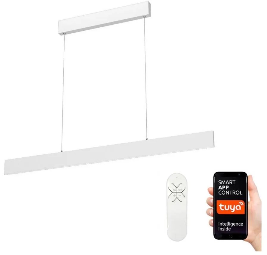 Immax NEO 07075L-LED Lustra LED dimabilă pe cablu LISTON 18W 230V + DO Tuya