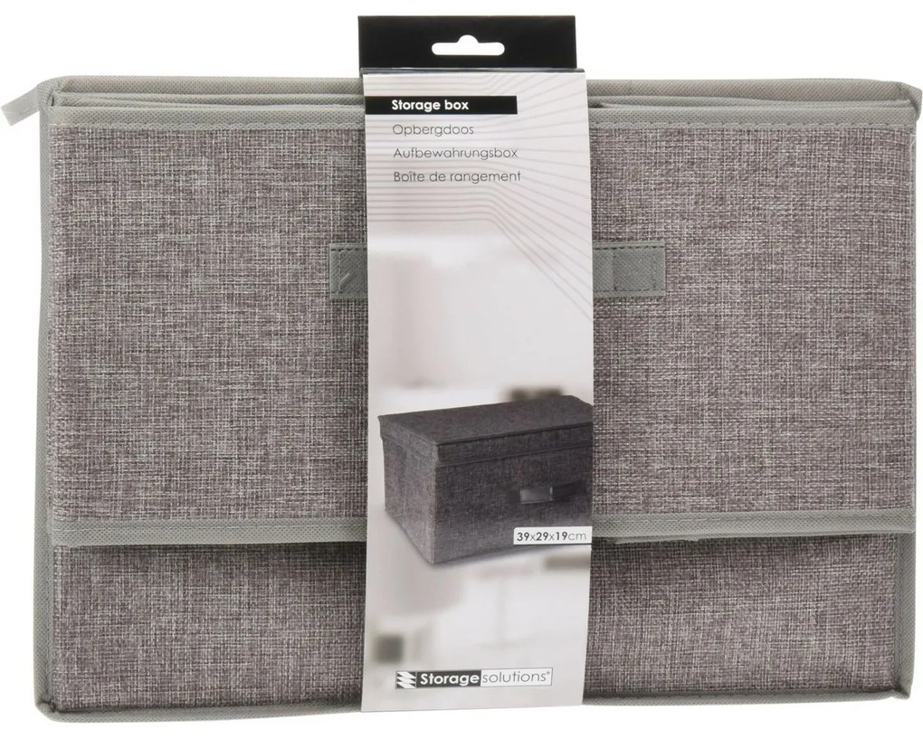 Cutie de depozitare pliabilă cu capac rabatabil 39× 29 × 19 cm, S