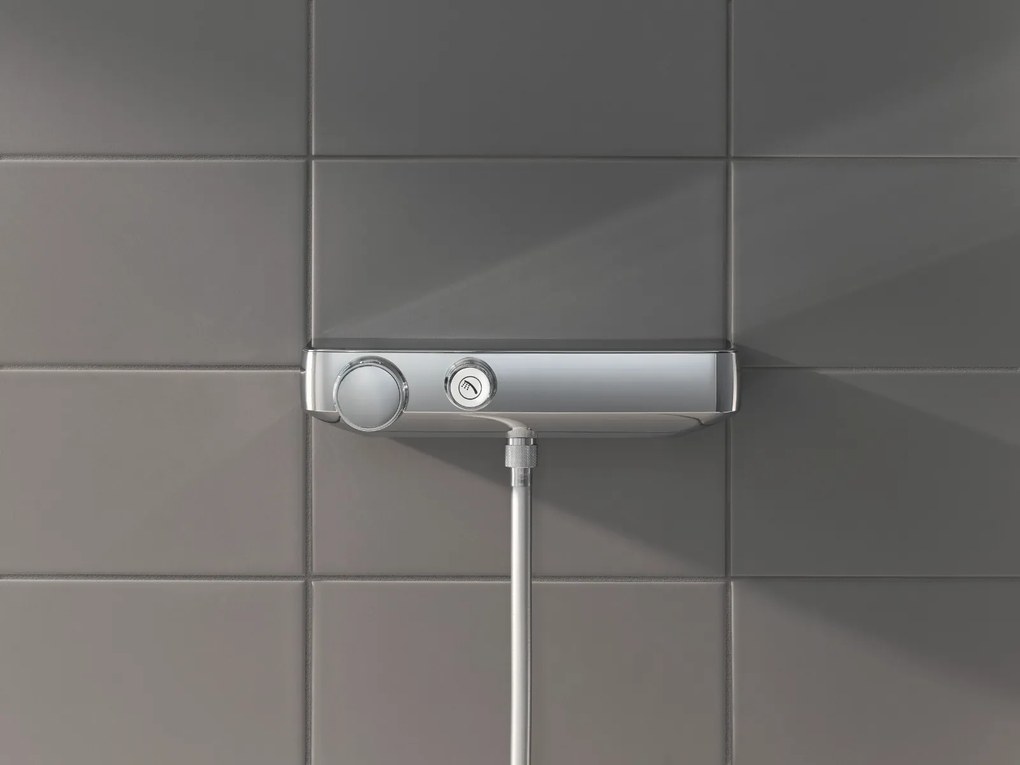 Baterie dus cu termostat Grohe SmartControl cu set de dus inclus,bara 900 mm - 34721000