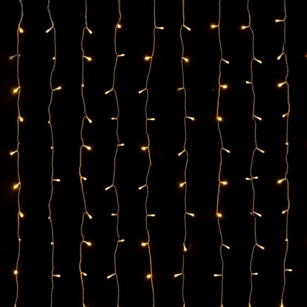 Aigostar - Ghirlandă LED de exterior pentru Crăciun, 558 LED/6W/230V, 3x1,8 m, IP44, alb cald