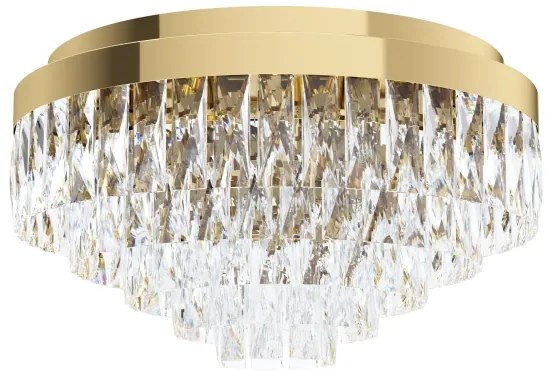 Plafonieră VALPARAISO 8xE14/40W/230V aurie Eglo 39457