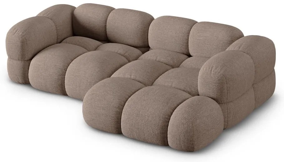 Colțar maro (cu colț pe partea dreaptă/cu șezlong) Loretto – Cosmopolitan Design