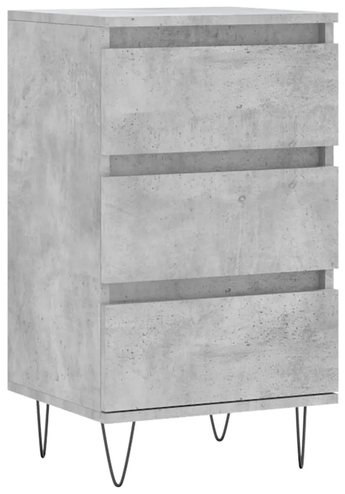 vidaXL Dulap, gri beton, 40x35x70 cm, lemn prelucrat