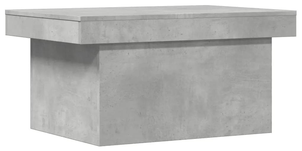840873 vidaXL Măsuță de cafea, gri beton, 100x55x40 cm, lemn prelucrat