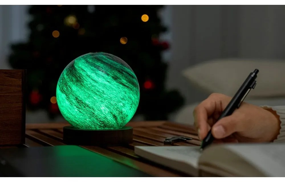 Decorațiune luminoasă maro închis/în culoare naturală închisă cu USB ø 12 cm Stellar Ocean – Gingko