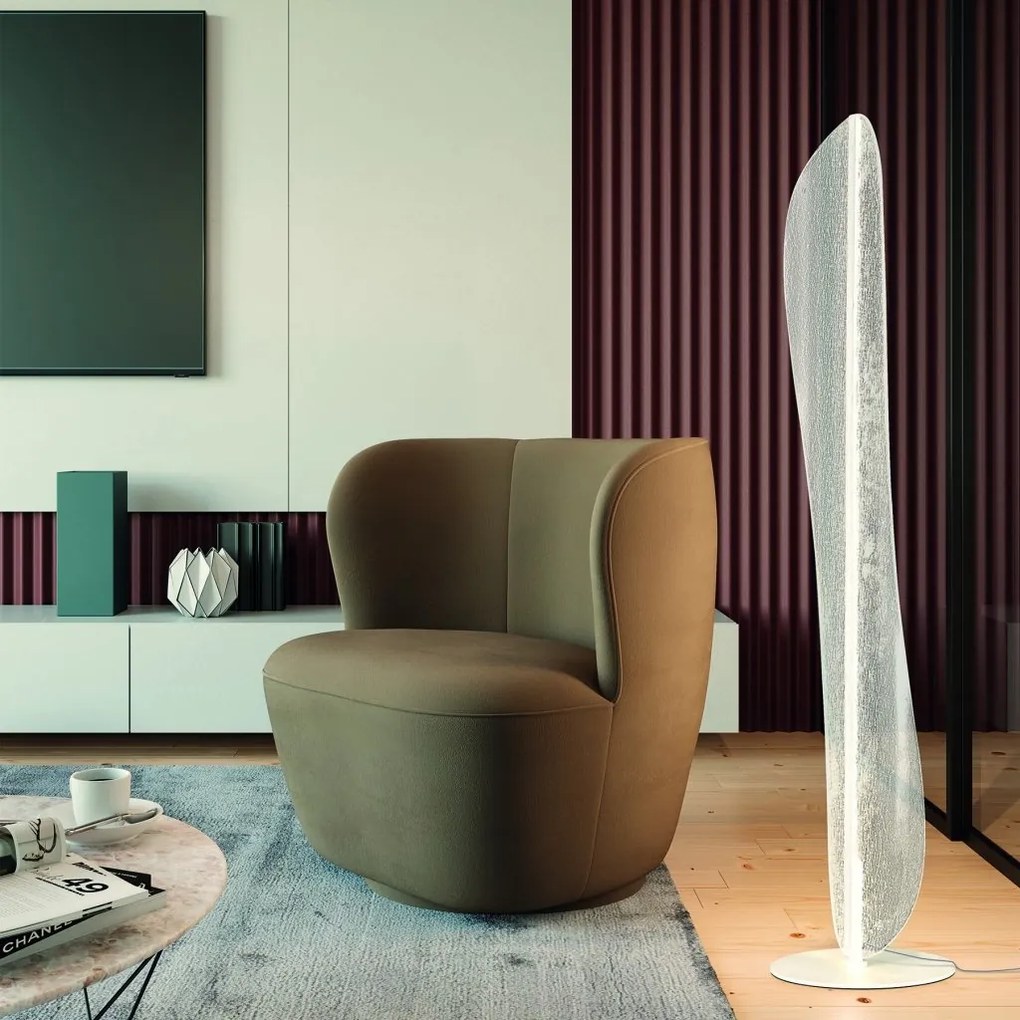 Lampadar, Lampa de podea LED design deosebit Bianca