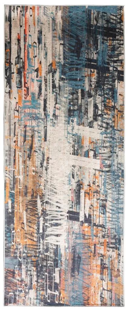 Covor de hol, Lathan, 80x150 cm, Poliester, Multicolor