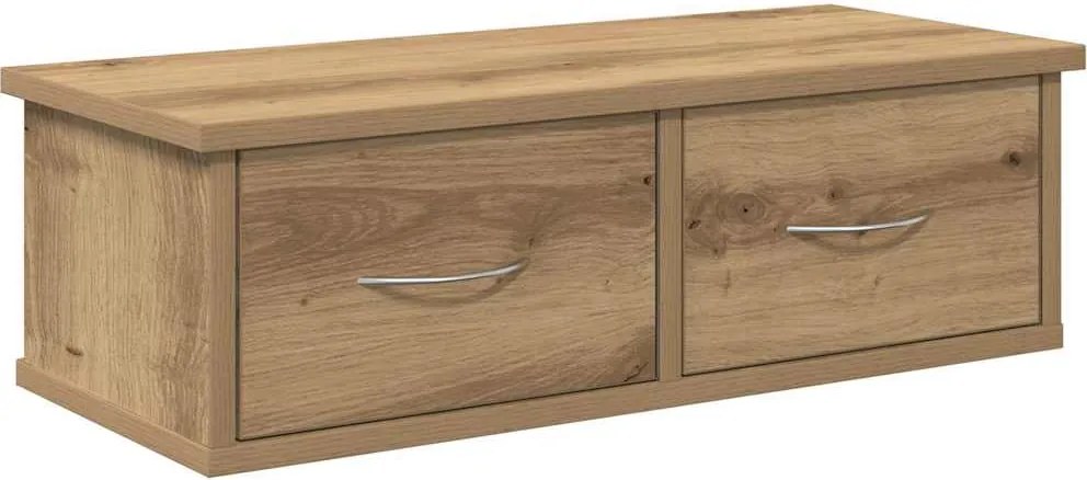 vidaXL Dulap de perete, Stejar artizanal, 60x26x18,5 cm, lemn compozit