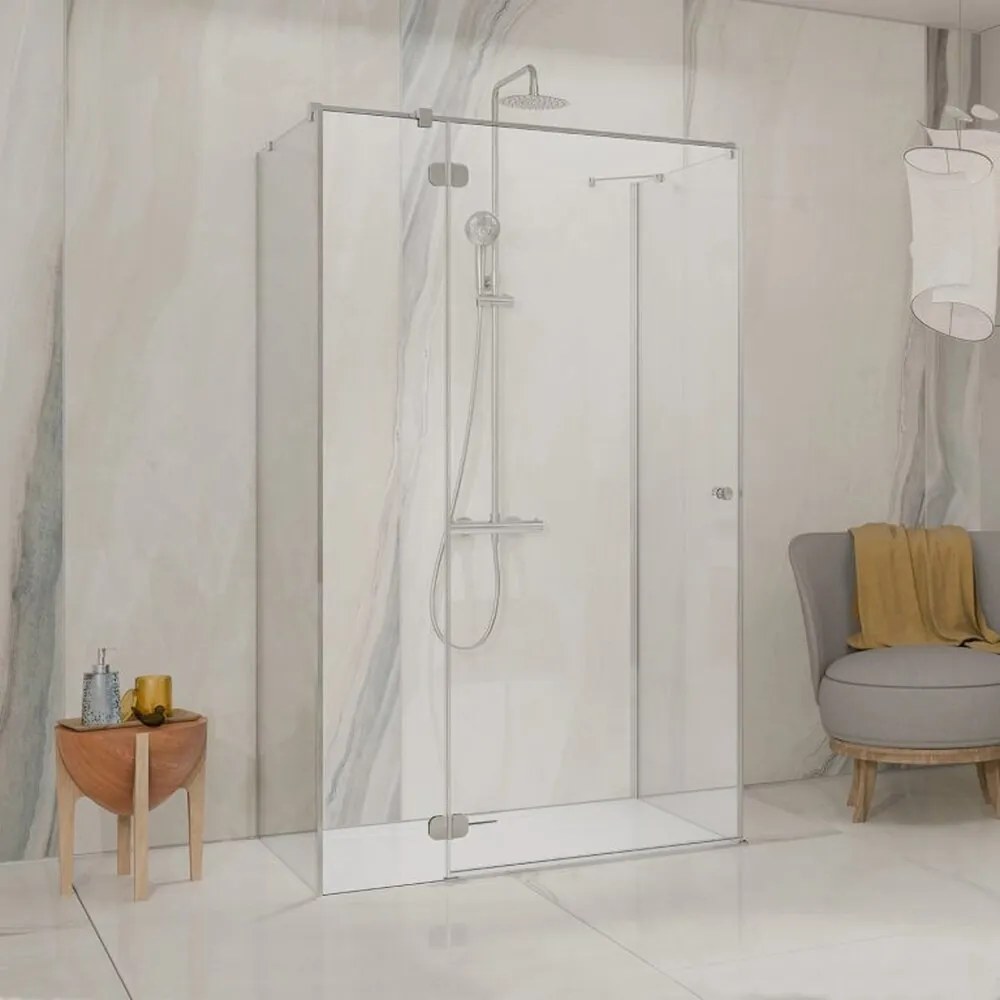 Perete lateral Radaway Torrenta KDJ S1 100 cm crom-transparent sticla 6 mm