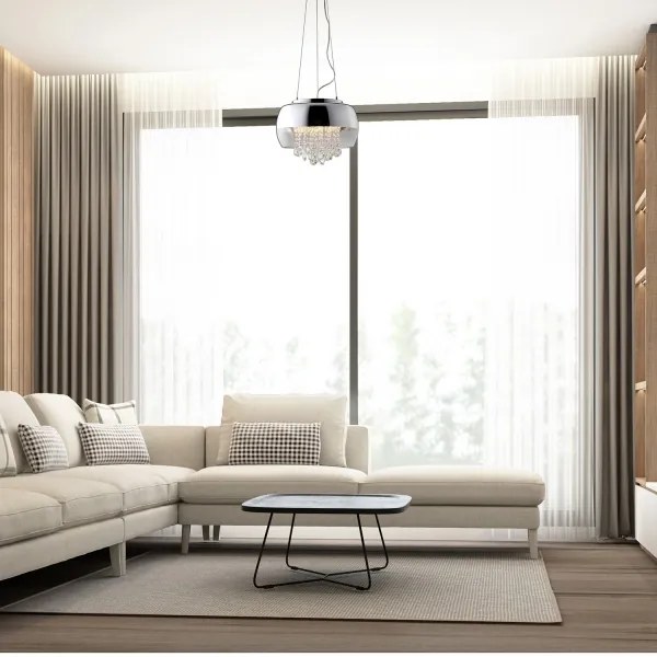 Lustră LED pe cablu LUNA 1xE14/40W/230V