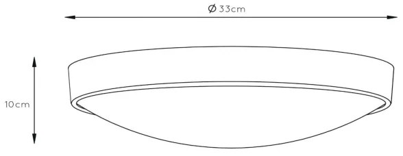 Plafonieră Lucide 08109/02/31 LEX 2xE27/9W/230V alb