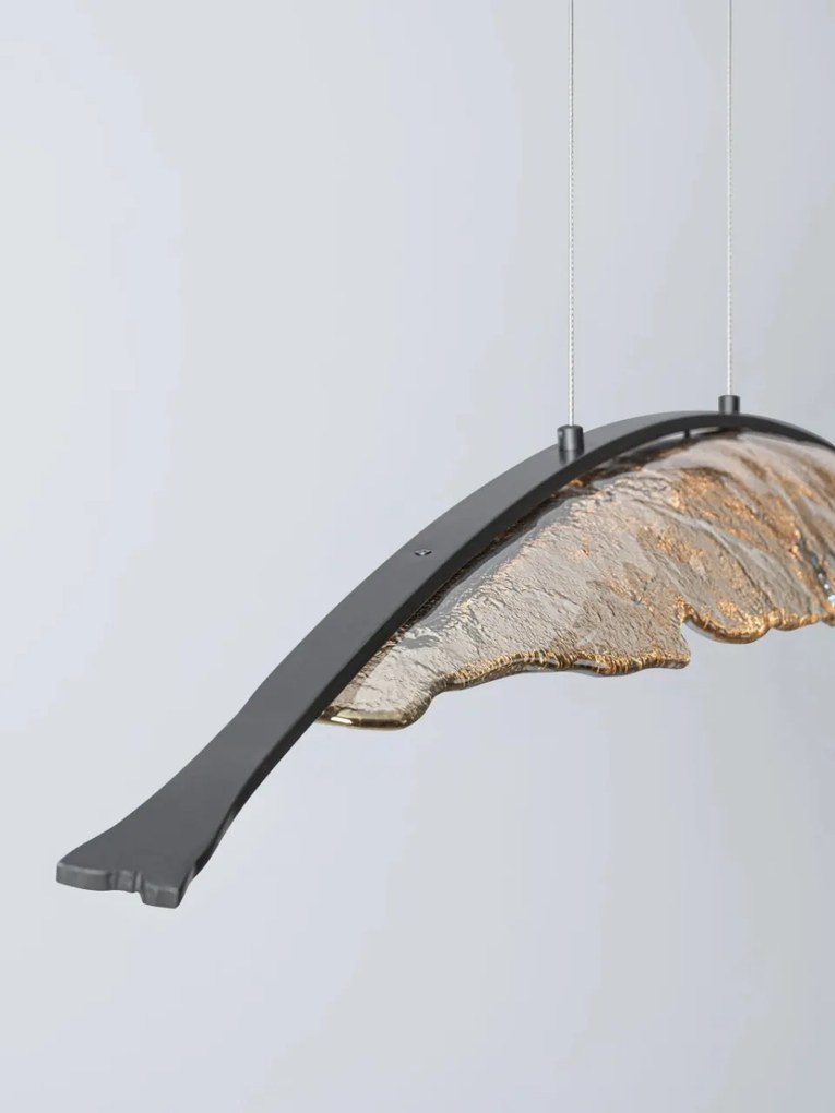 Lustra LED suspendata in forma de frunza AMADO XL