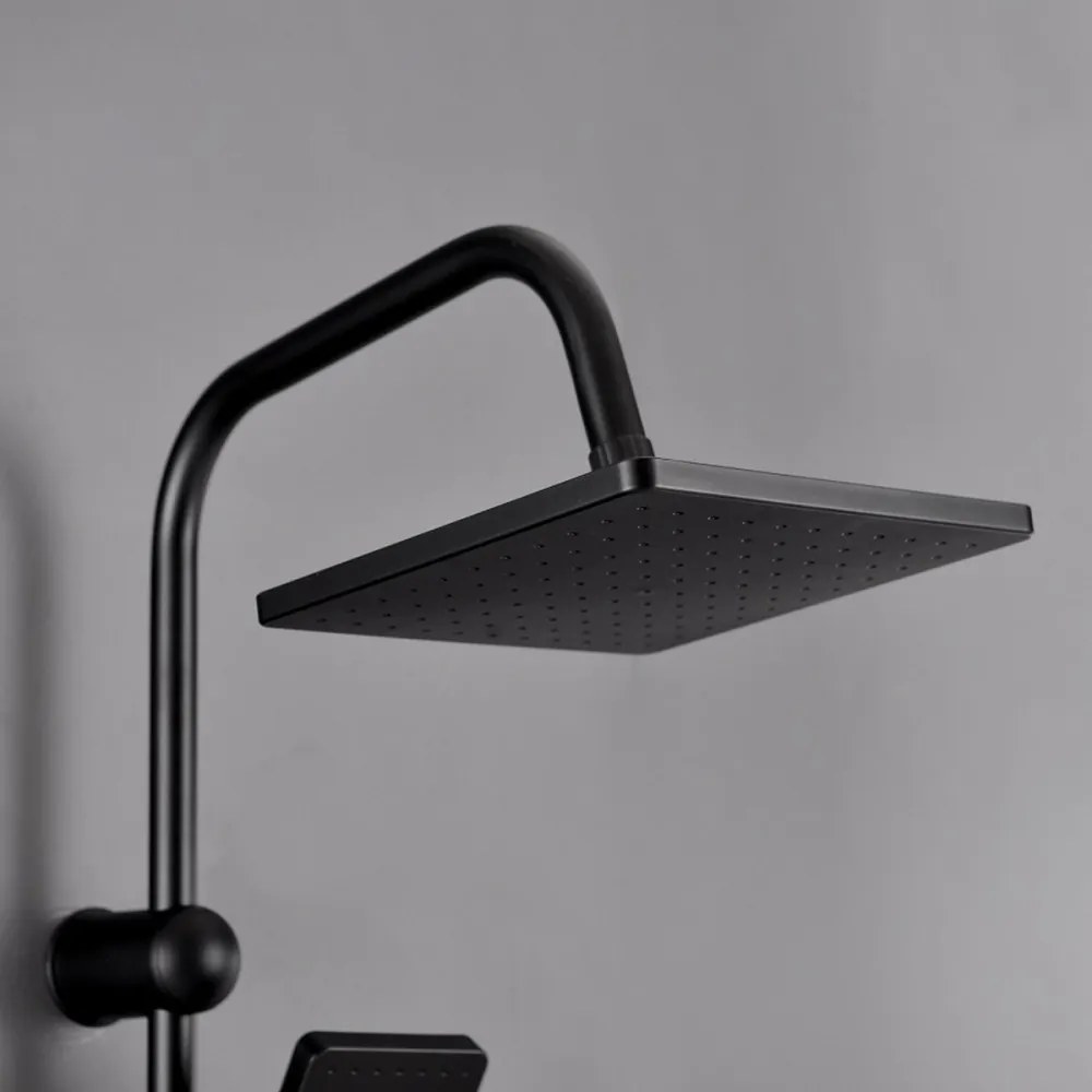 Set de duș Altar Black fără baterie