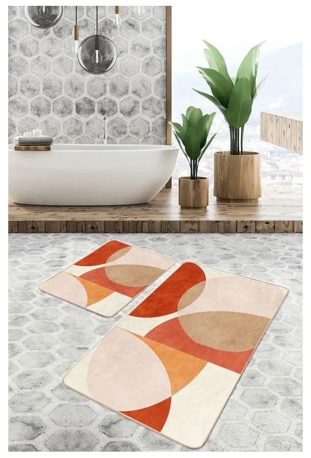 Covorașe de baie 2 buc. din catifea 60x100 cm – Mila Home