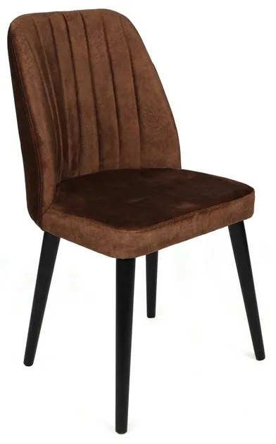 Set de scaune de sufragerie Alfa Brown, 4 buc.
