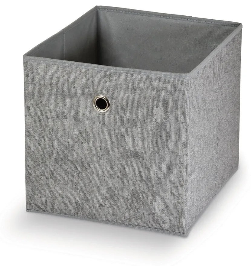 Cutie pentru depozitare Domopak Stone, 32 x 32 cm, gri