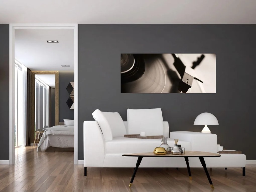 Tablou - Înregistrare gramofonică (120x50 cm)