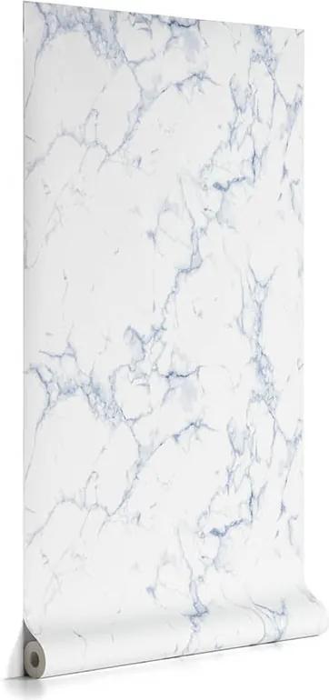 Rola tapet albastra din hartie 53x1000 cm Marbela La Forma