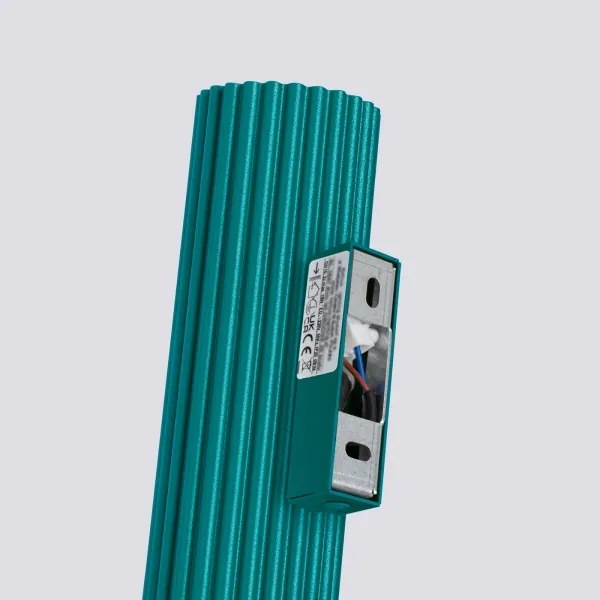 Brilagi - Aplica de perete LED CRESTO 2xGU10/10W/230V 30 cm turcoaz
