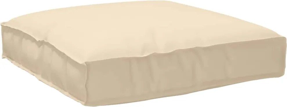 vidaXL Pernă Bej 80 x 80 x 12 cm Material Oxford