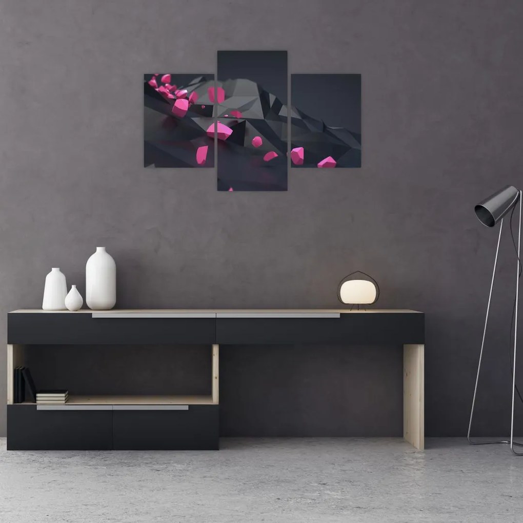 Tablou 3D abstracție (90x60 cm)