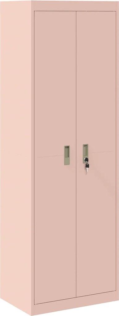 vidaXL Dulap de depozitare Roz 60 x 40 x 180 cm Oțel