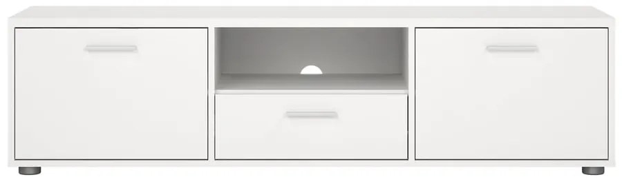 Comodă TV albă 147x38 cm Media – Tvilum