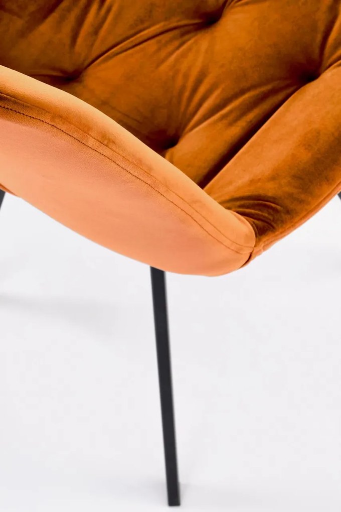 Scaun K519 velvet cinnamon