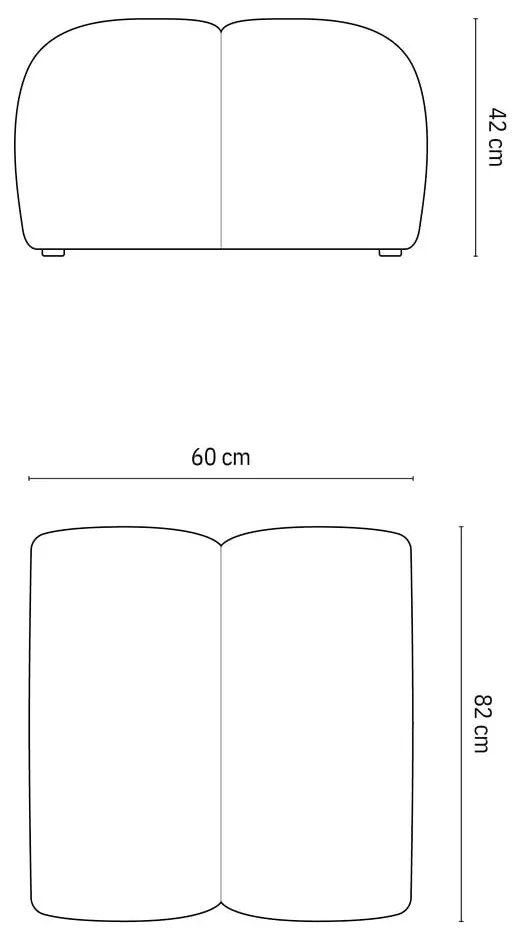 Taburet verde deschis Diana – Micadoni