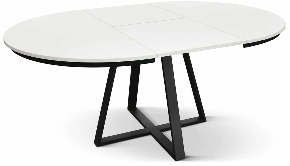 Masa Melania rotunda extensibila 120 cm - GRI CIMENT