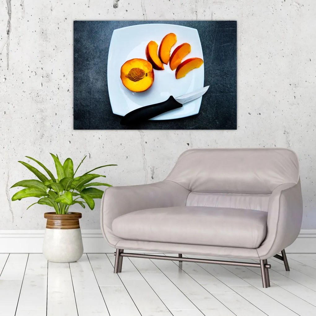 Tabloul cu piersică (90x60 cm)