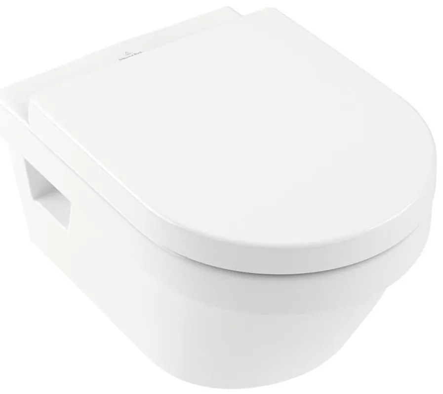 Villeroy & Boch ARCHITECTURA 5684HR01 - Vas WC suspendat cu capac, ceramică/alb