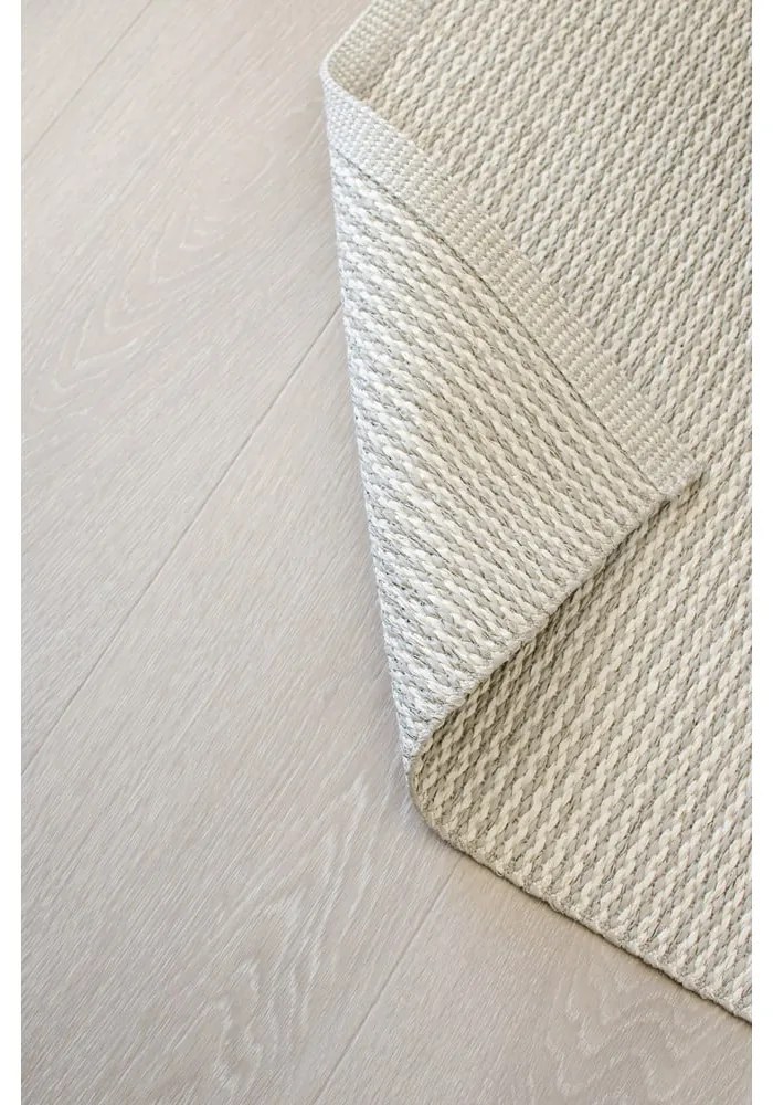 Covor tip traversă pentru interior și exterior crem 70x200 cm Mono Linen Vanilla – Pappelina